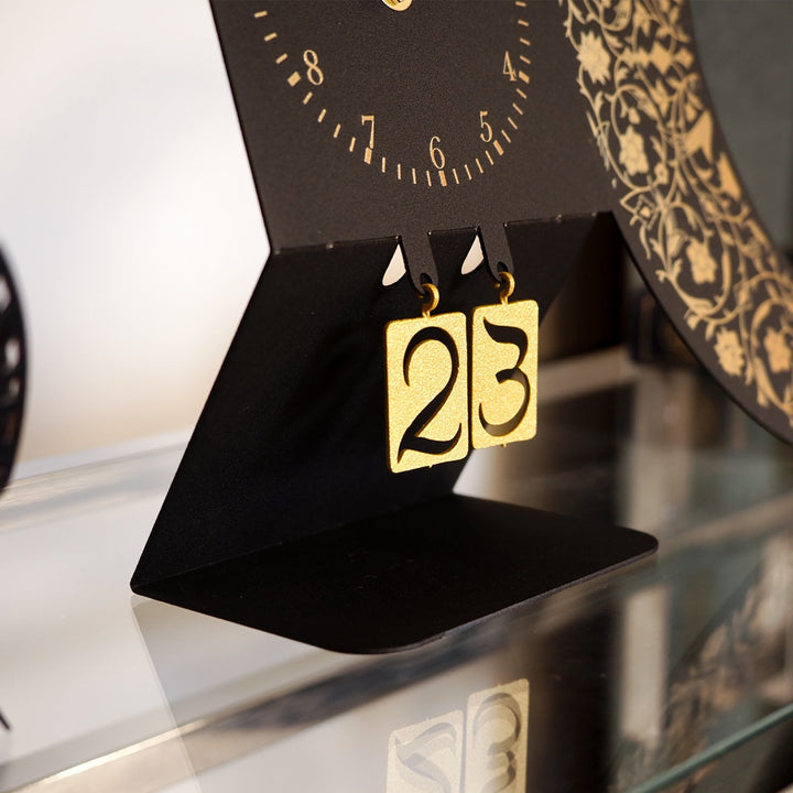 Metal Ramadan Calendar and Clock - WAMH220
