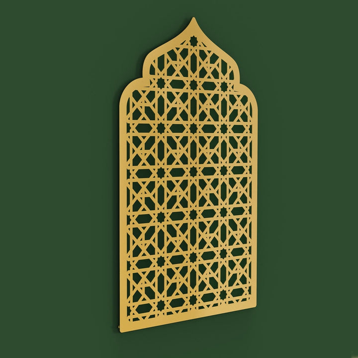 Mihrab Patterned Metal Wall Art - WAM228