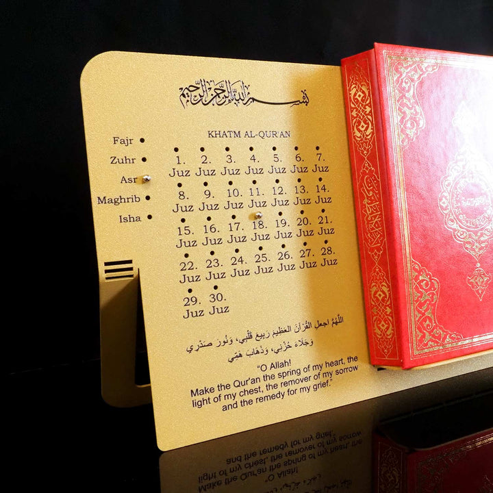 Quran Stand with Juz Progress Tracker - WAMH207