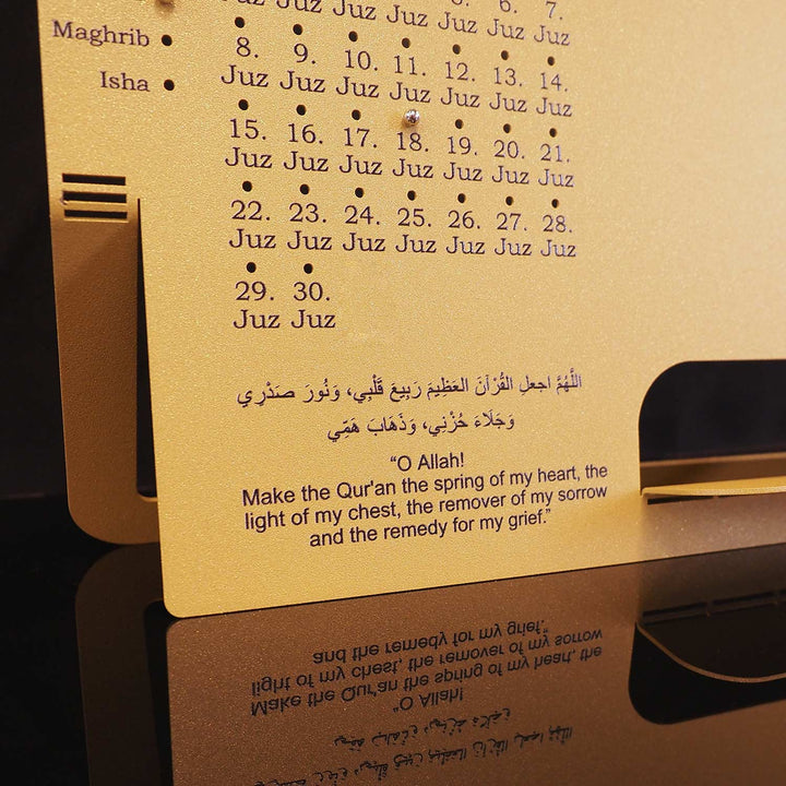 Quran Stand with Juz Progress Tracker - WAMH207