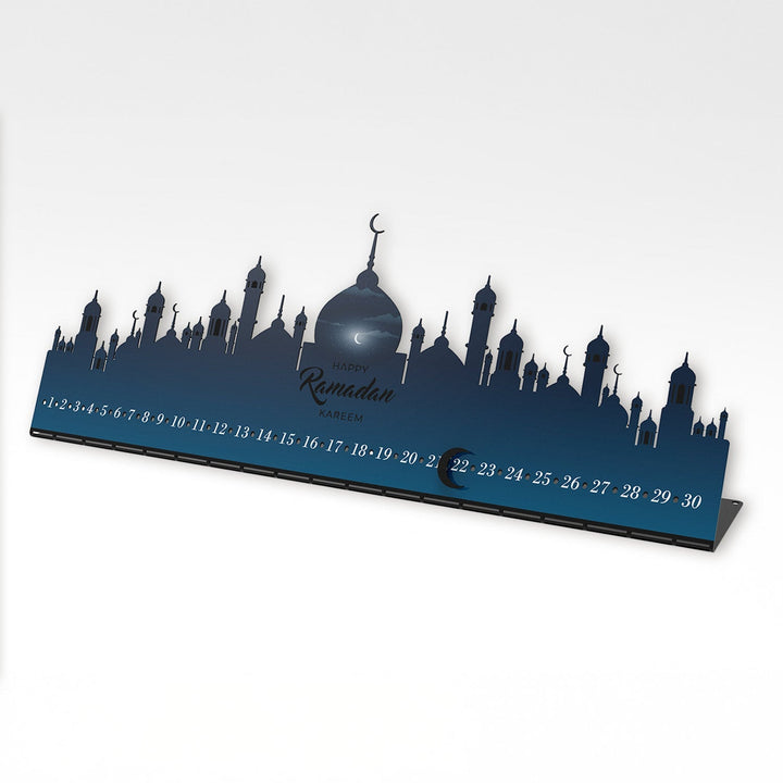 Happy Ramadan Kareem Written Metal Ramadan Calendar - WAMH224