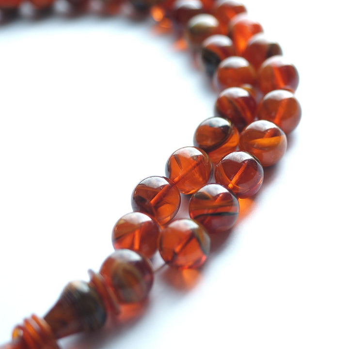 Mastercrafted 45 Beads Catalin Tasbeeh (Sphere Cut - Streaked) – WATD136
