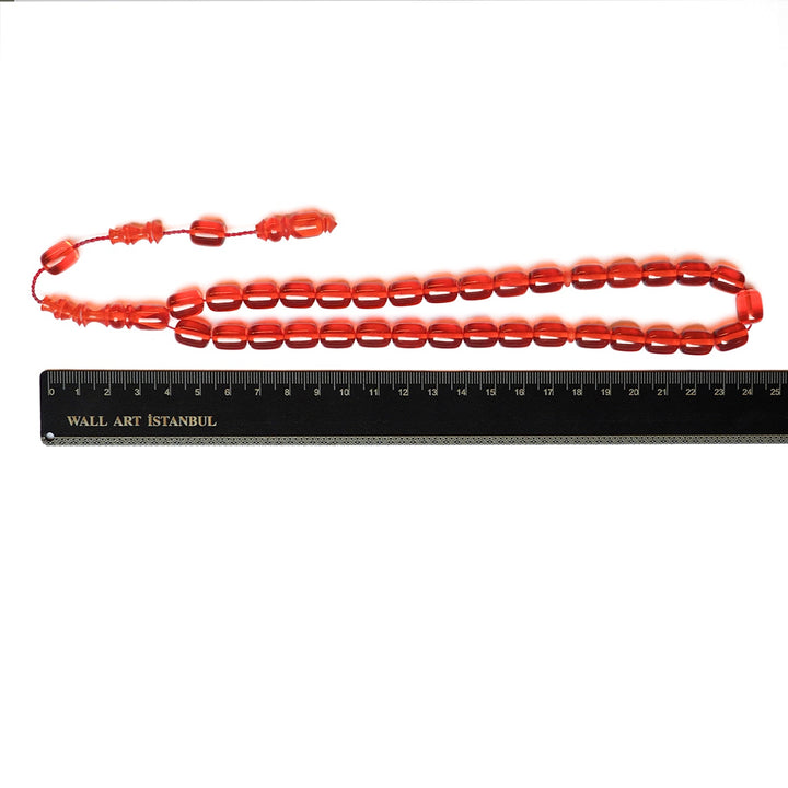 Streaked Imam Beads Pressed Fire Tasbeeh – WATD176