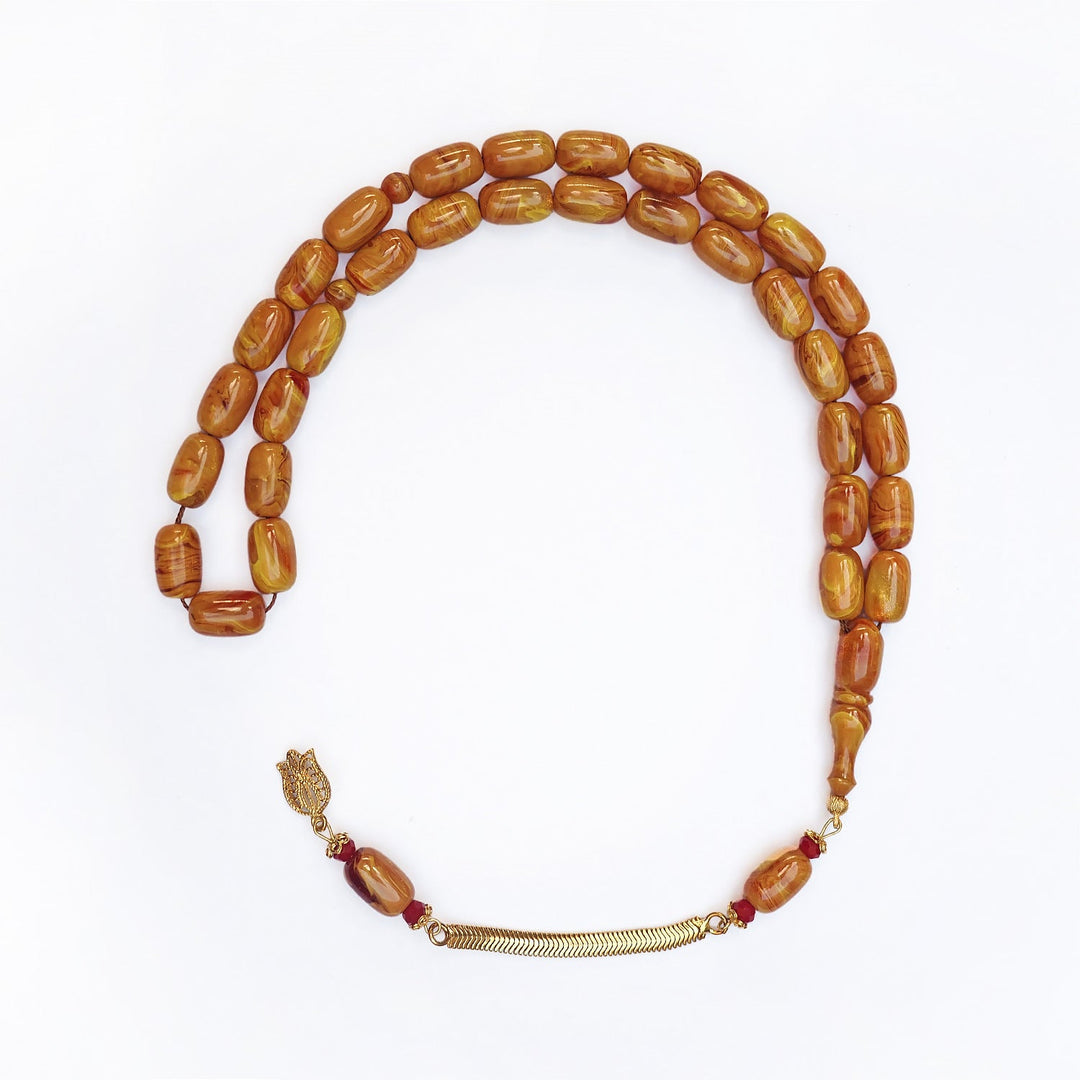 Mastercrafted Catalin Tasbeeh with Special Silver Tassel (Capsule-Cut) – WATD187