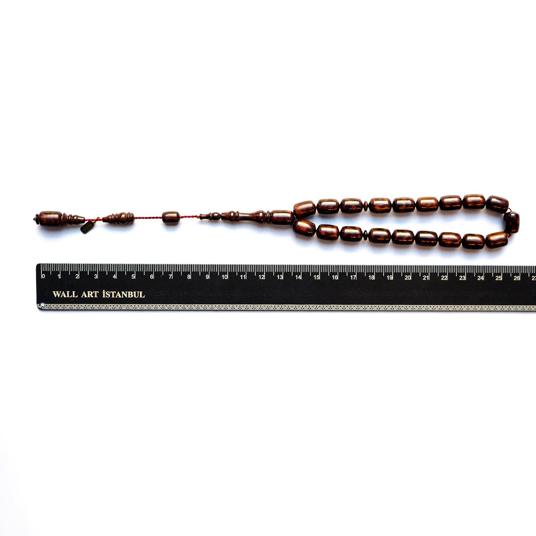 Natural Snakewood Tasbeeh (Mascot Size) - WATD189