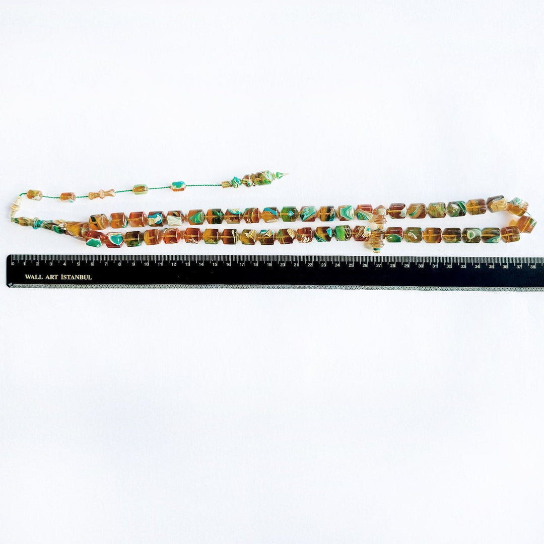 45-Bead Catalin Tasbeeh with Pointed Capsule Ends - WATD247