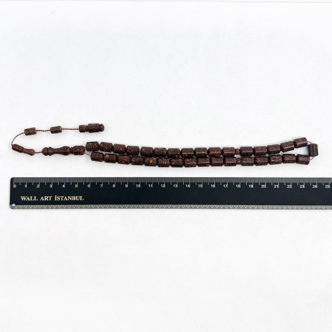 Capsule Cut Cinnamon Tasbeeh – WATD307