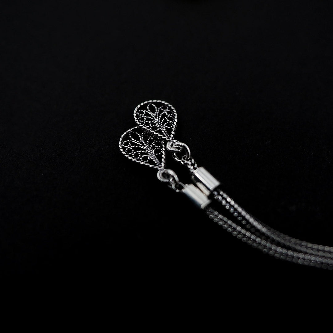 Mini Size Amber Tasbeeh with Silver Tassel – WATD325