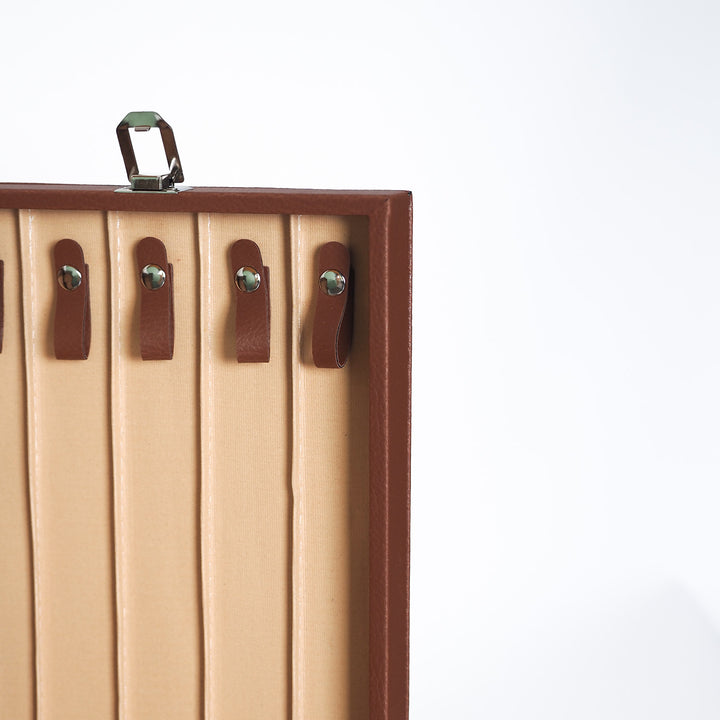 Exclusive Leather-Covered Wooden Tasbeeh Case – WATD380