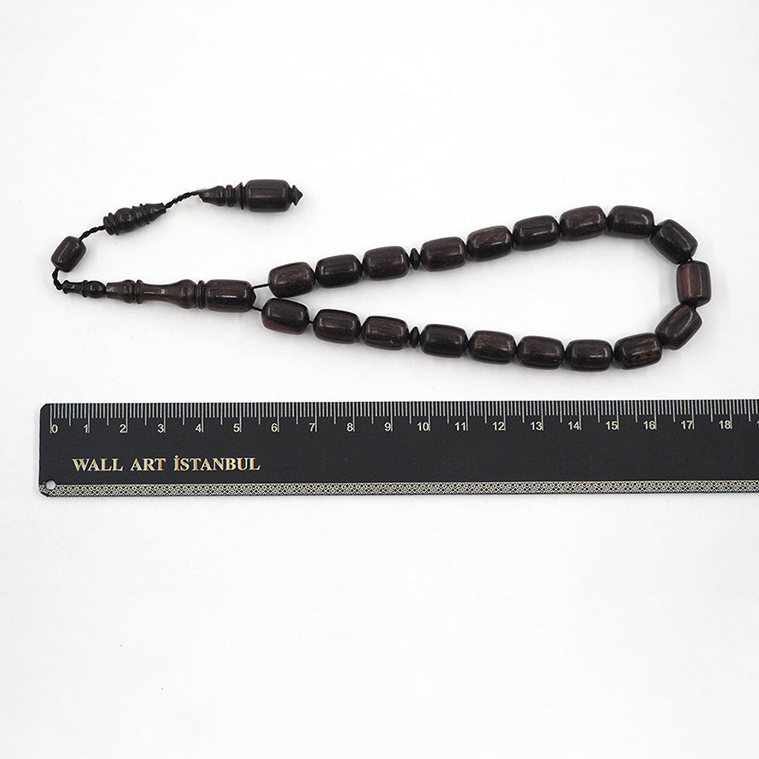 Mastercrafted Ebony Wood Mascot-Size Tasbeeh – WATD416
