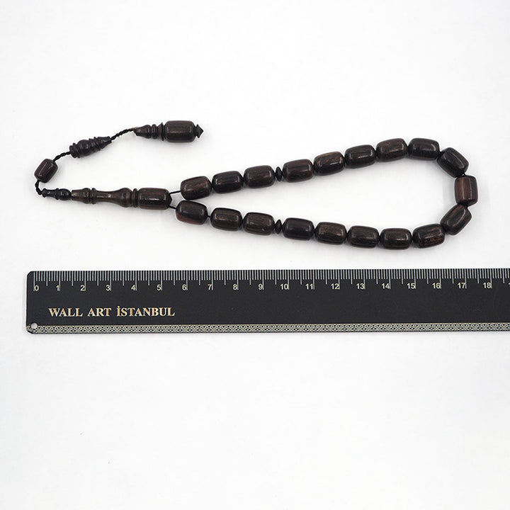 Mastercrafted Ebony Wood Mascot-Size Tasbeeh – WATD416