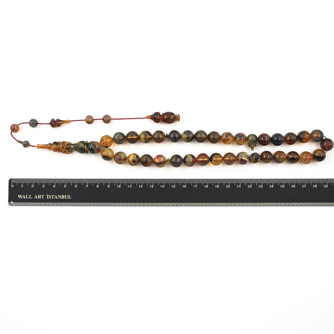 Ringed Imame Catalin Tasbeeh with Sphere Cut – WATD545