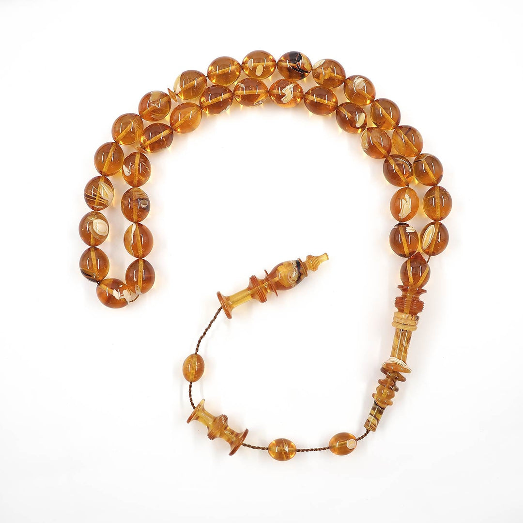 Ringed Imame Fire Amber Tasbeeh – WATD548