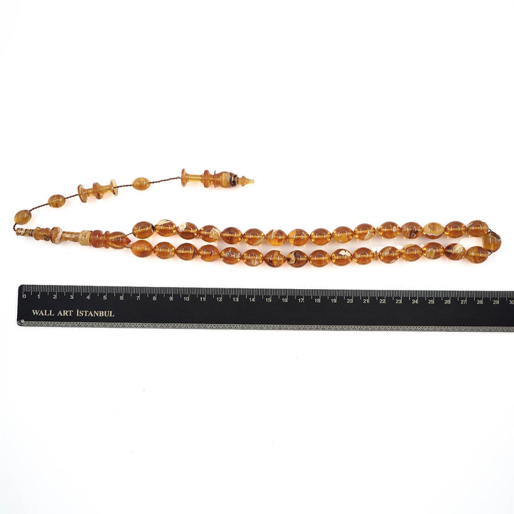 Ringed Imame Fire Amber Tasbeeh – WATD548