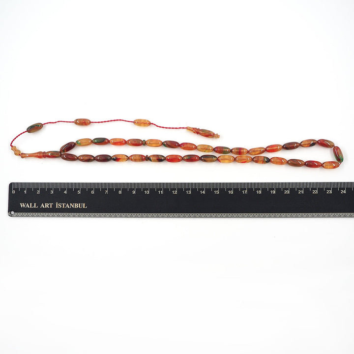 Şenalp Model Fire Amber Tasbeeh - WATD607