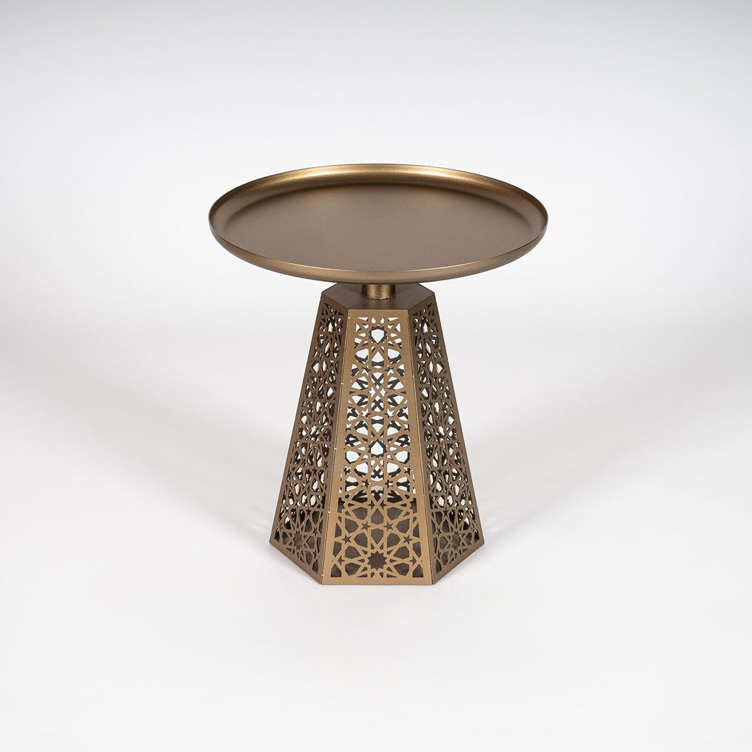 Berlian S Metal Islamic Side Table - WAMZ003