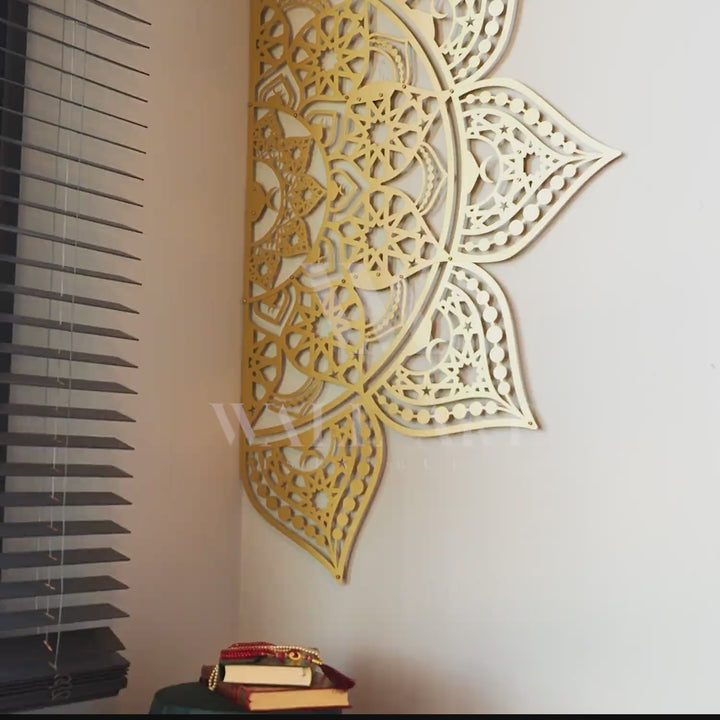 Islamic Mandala Metal Wall Art - WAM163