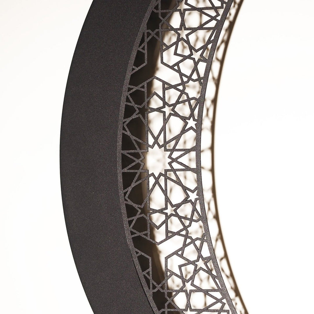 3D Metal Crescent and Star Wall Art - WAM208 - Wall Art Istanbul