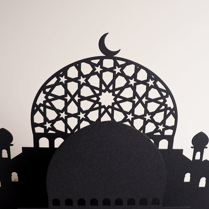 Mosque Patterned Metal Desktop Decor - WAMH150