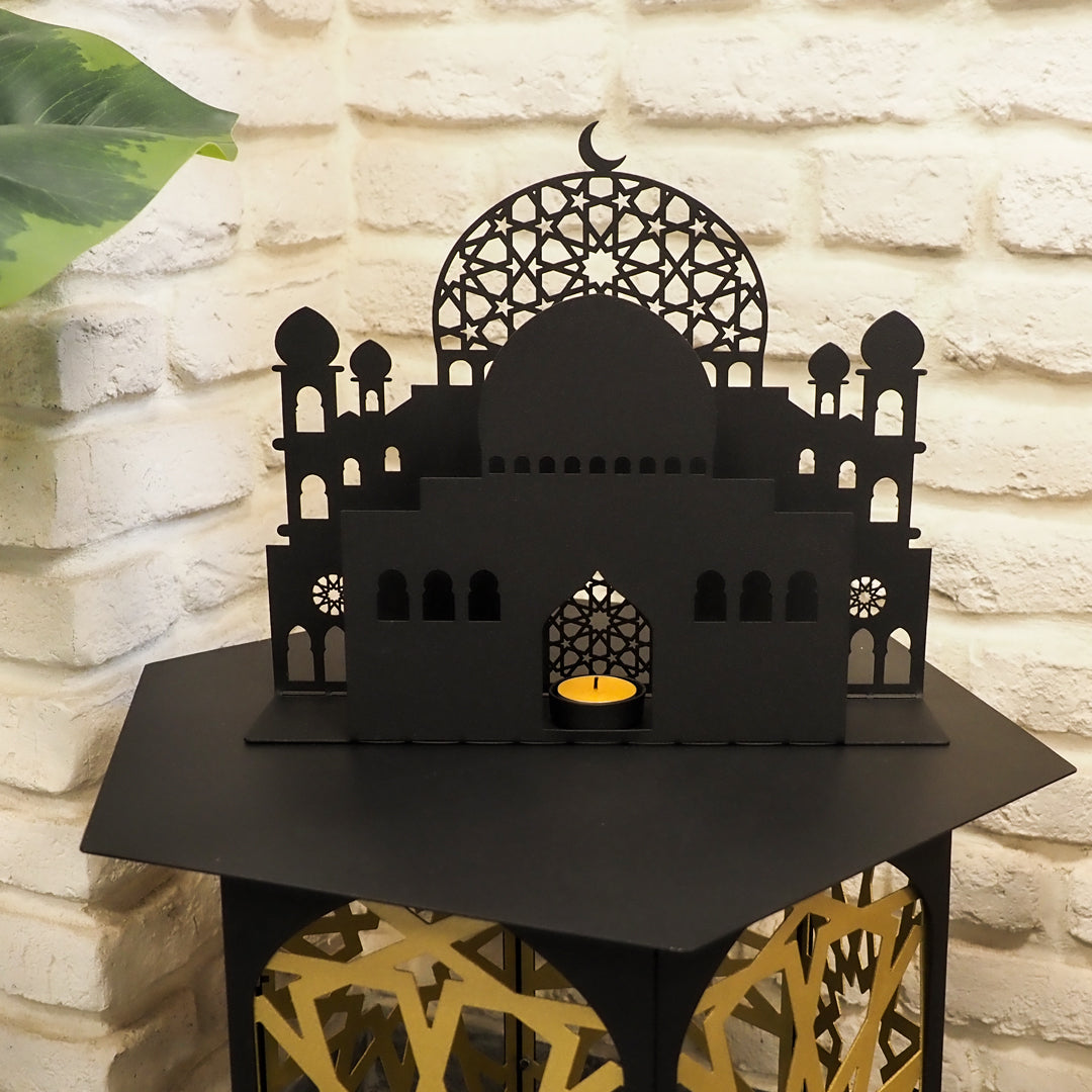 Mosque Patterned Metal Desktop Decor - WAMH150