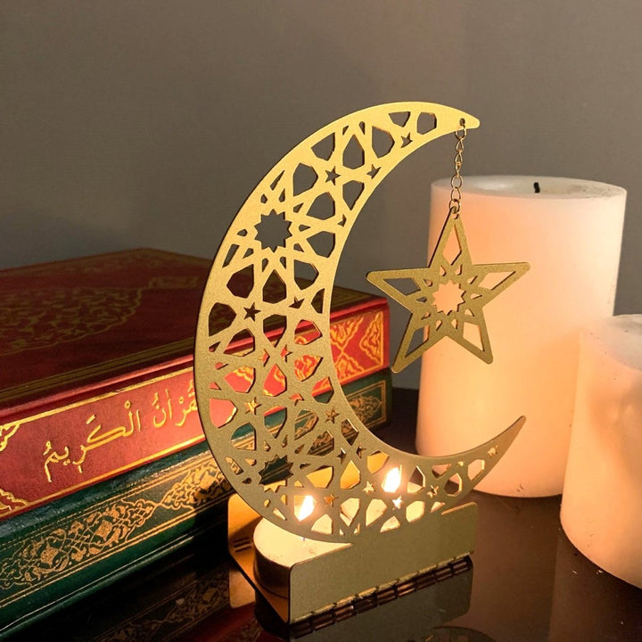 Islamic Metal Candle Holder - WAMH079 - Wall Art Istanbul