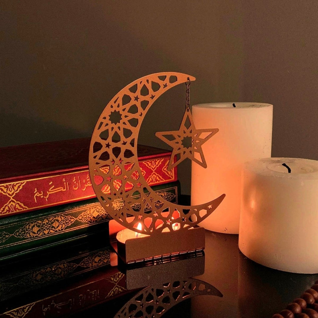 Islamic Metal Candle Holder - WAMH079 - Wall Art Istanbul