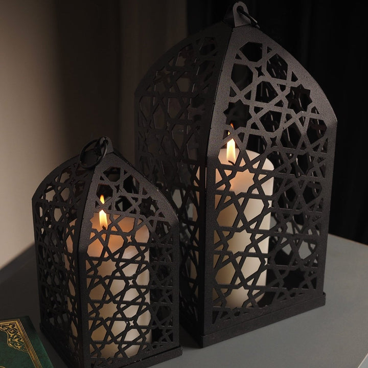 Metal Candle Holder Set of 2 - WAMH130 - Wall Art Istanbul