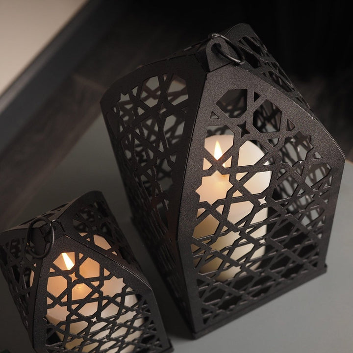 Metal Candle Holder Set of 2 - WAMH130 - Wall Art Istanbul