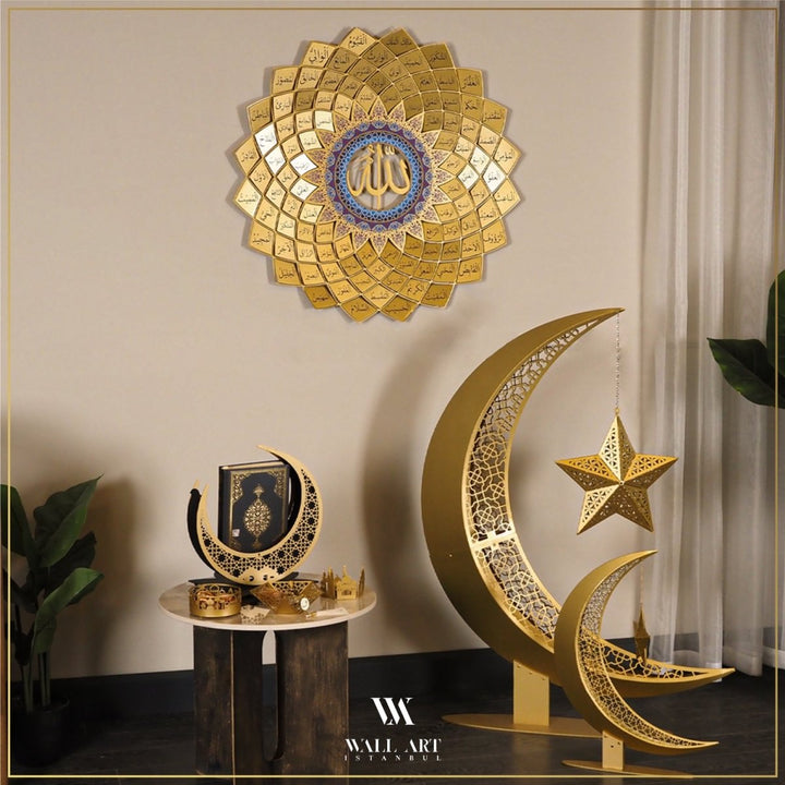 Metal Hilal Qur'an Stand - WAMH122 - Wall Art Istanbul